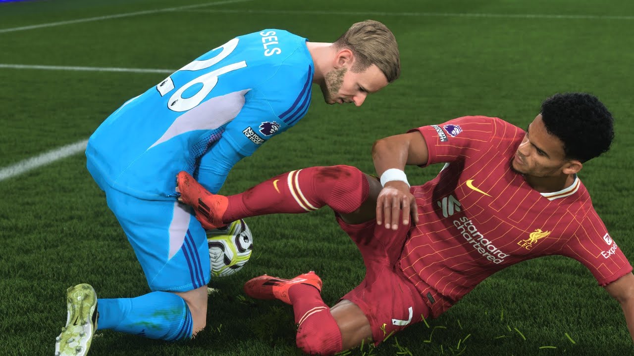 【FC25】nasty tackles and funny moments 17 #fc25