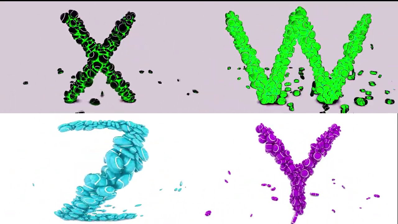 Learn ABC's with 3D Color Candies Sponsored By All Effects Combined