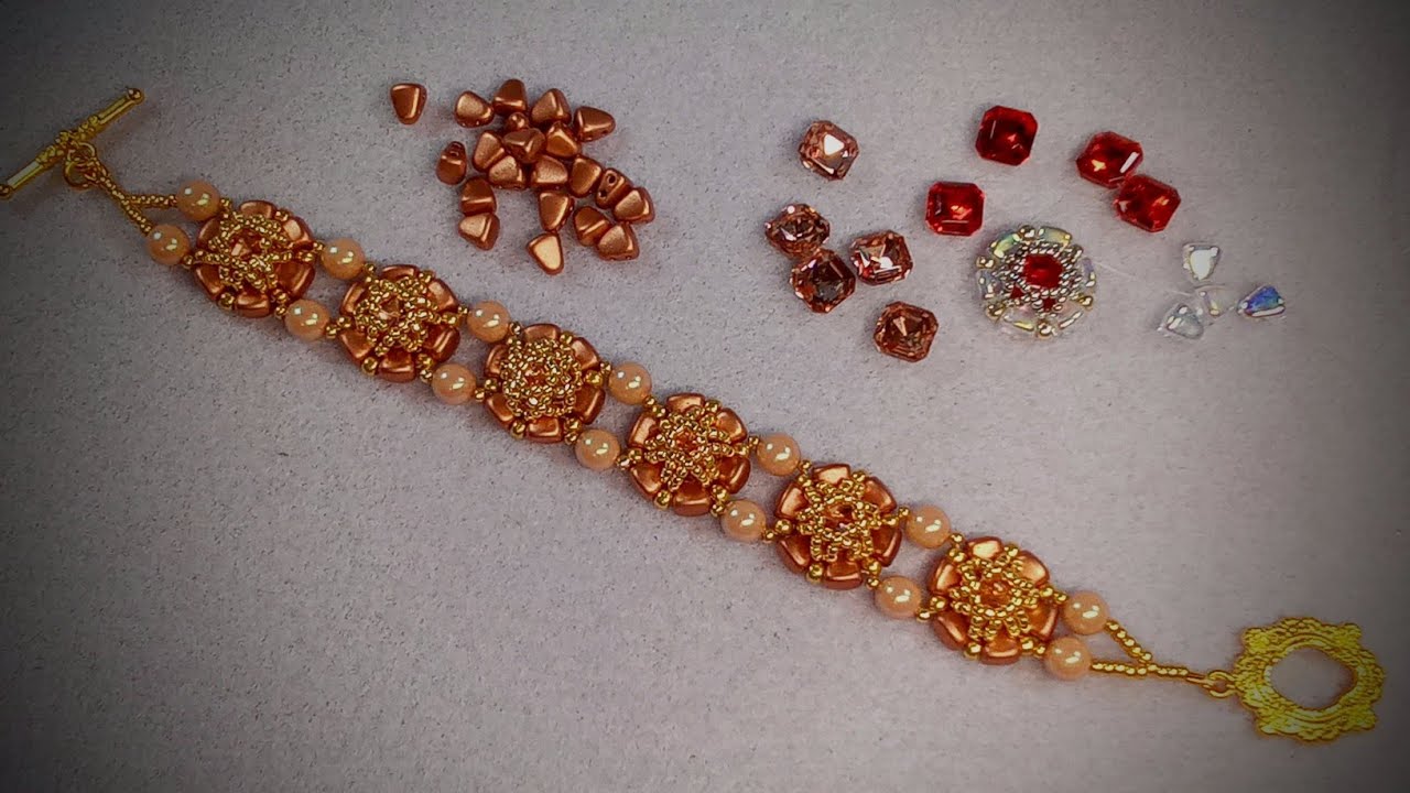 Simple Bezel Bracelet Using Nib-bits Beads