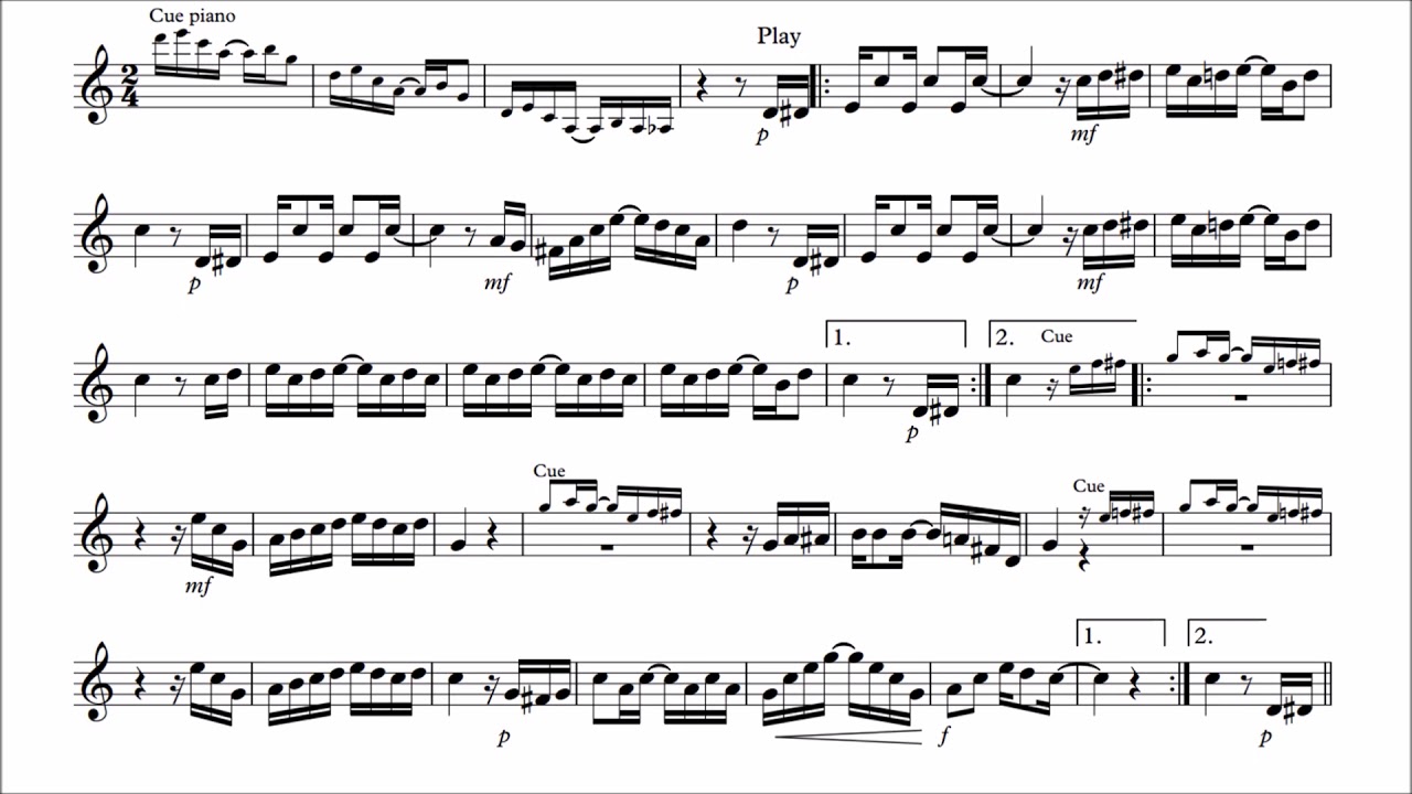 Trumpet Play-Along - The Entertainer - Scott Joplin - Easier key - A rag time two step - sheet music