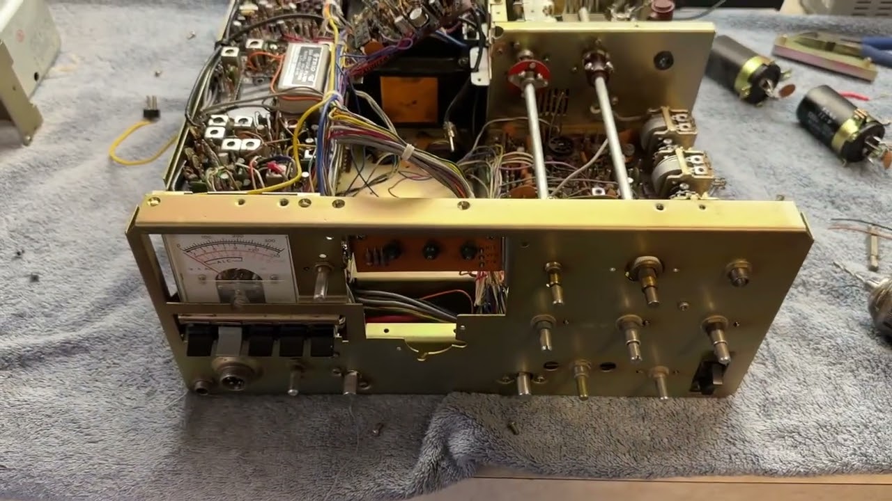 How to change out the panel lamps on a Kenwood TS-520 Series radio with an LED version.