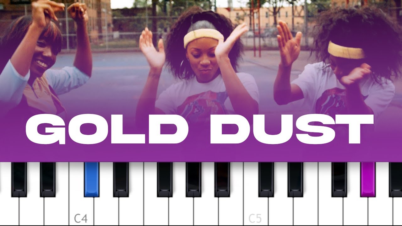 DJ Fresh - Gold Dust (piano tutorial)