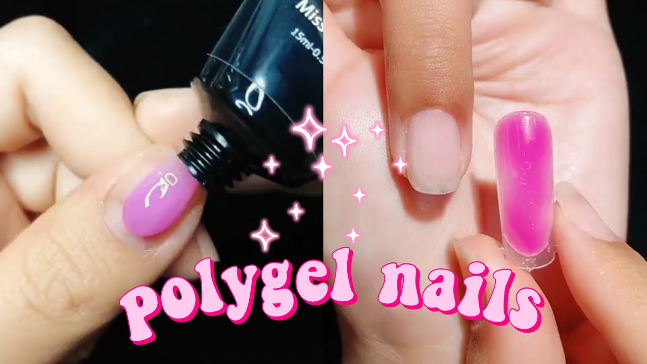 UNHAS F&Aacute;CEIS DE POLYGEL || BEST TIKTOK NAILS POLYGEL 2020