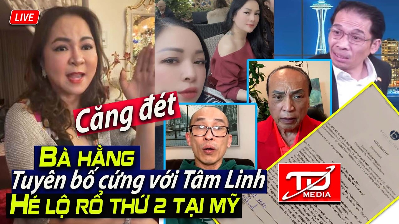 Căng đét ! Bà Hằng tuyên bố cứng với Tâm Linh - Hé lộ rổ thứ 2 tại Mỹ