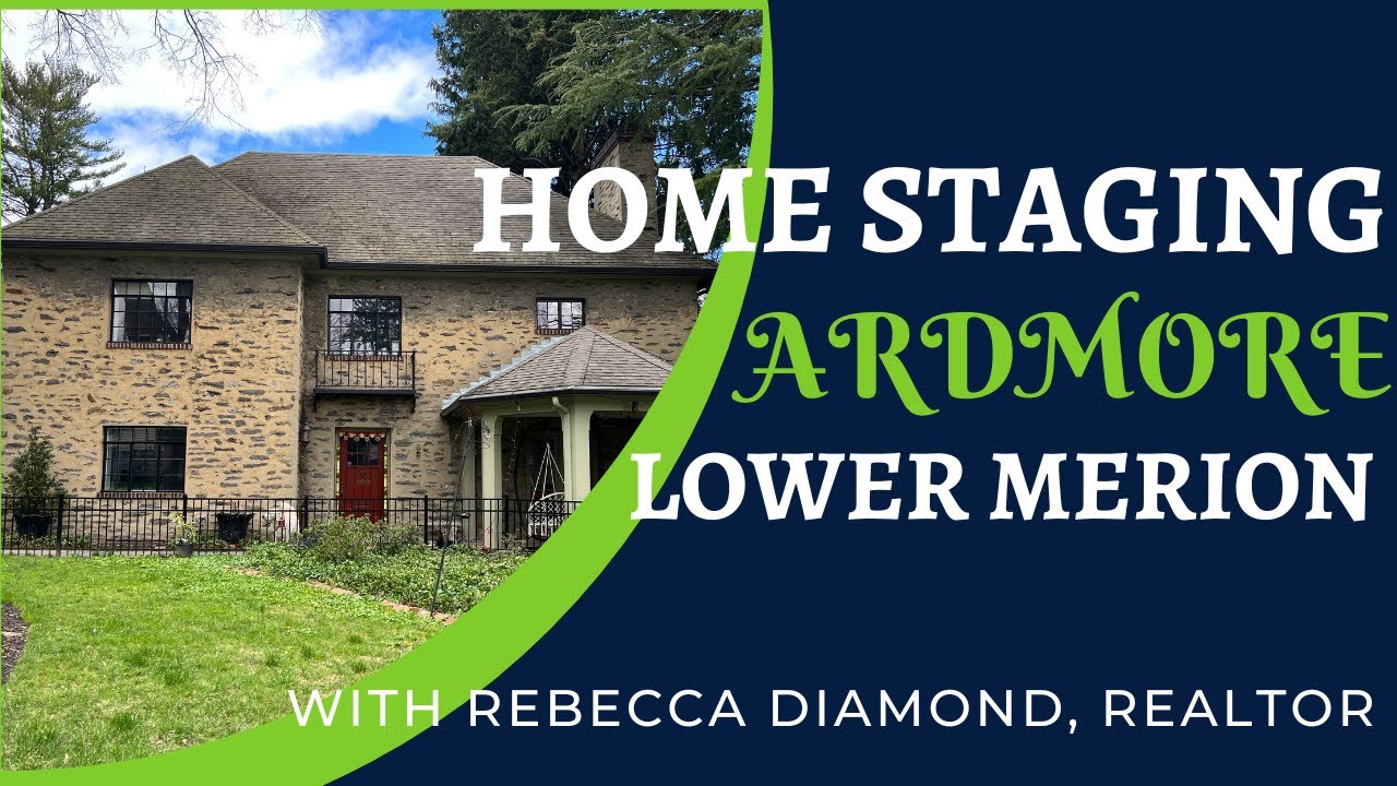 Home Staging in Ardmore, Lower Merion. Before and After.