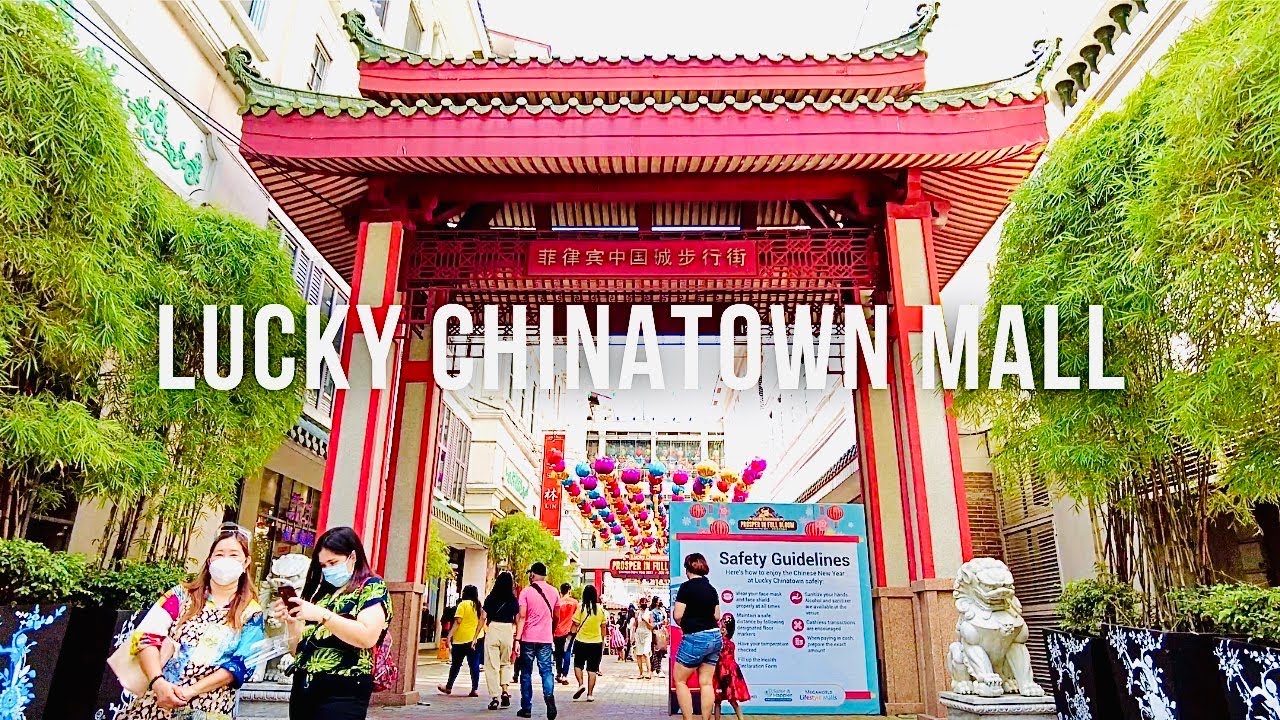 [4K] Lucky Chinatown Mall - Chinese New Year Walk | Philippines Feb 2021