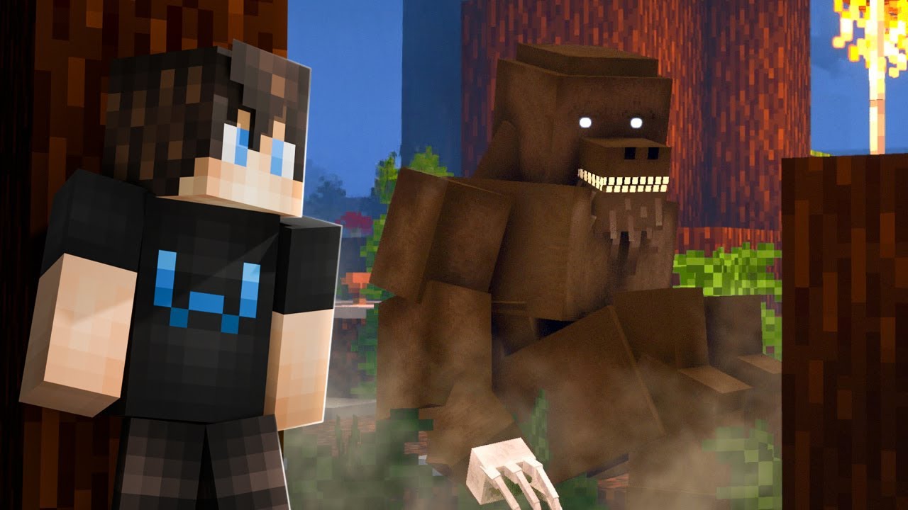 Εξερευνώ τον Μύθο του BIGFOOT στο Minecraft..