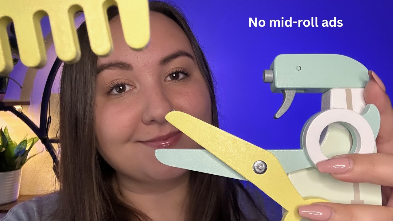ASMR | Plastic Makeup and Wooden Haircut Roleplay