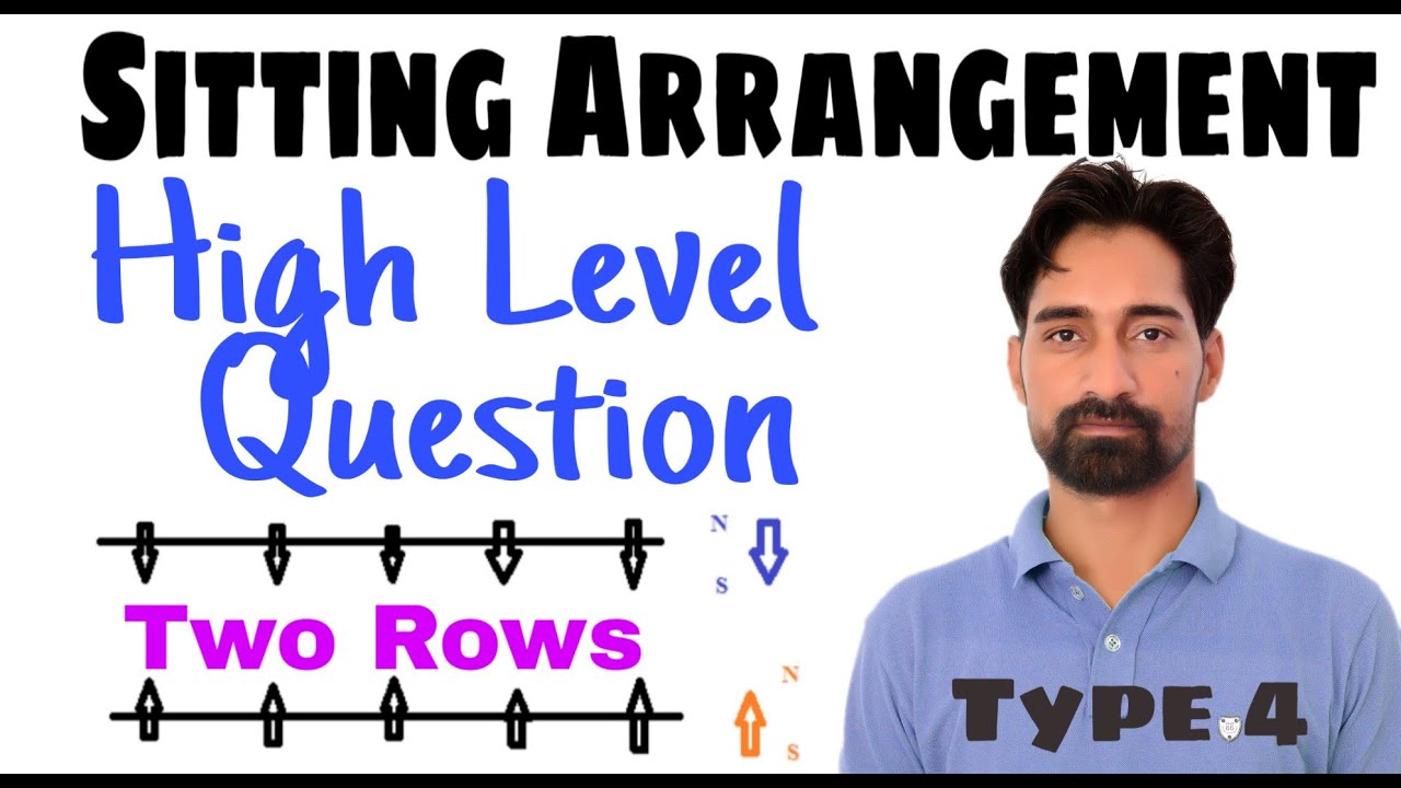 Reasoning Sitting Arrangement Short Trick in Hindi |Two Line Sitting Arrangement| Rrb Ntpc/D.P/R.p