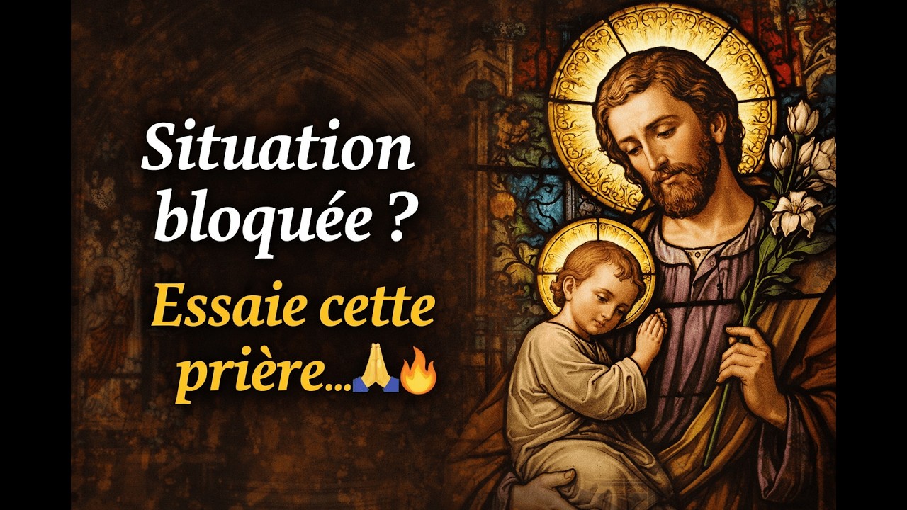 👉 Prière à Saint Joseph… débloque une situation impossible 🙏🔥#jesus #amen #foi #bible #dieu
