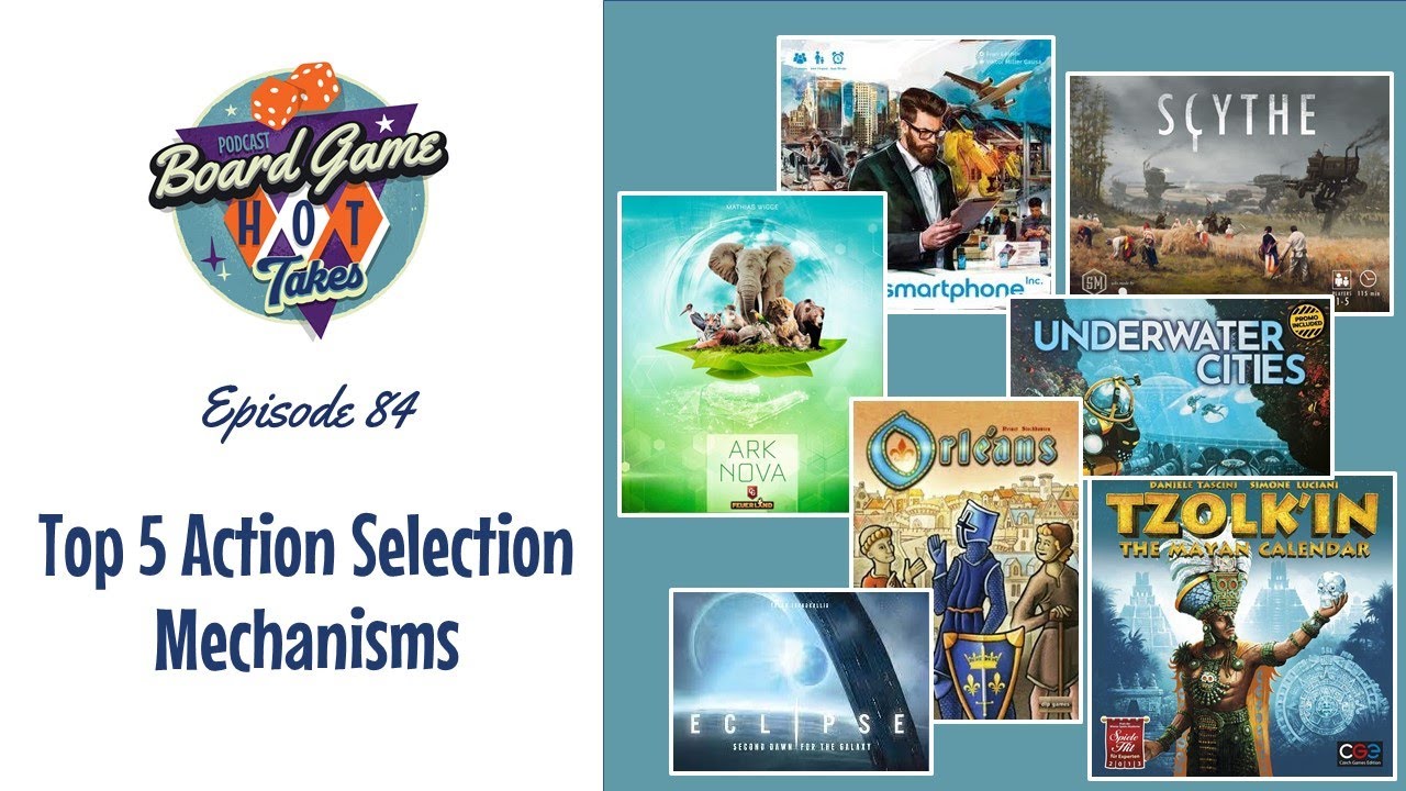 Top 5 Board Game Action Selection Mechanisms
