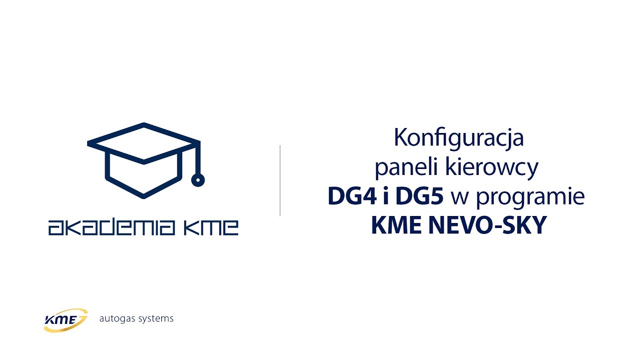 Konfiguracja paneli kierowcy DG4 i DG5 w programie KME NEVO SKY