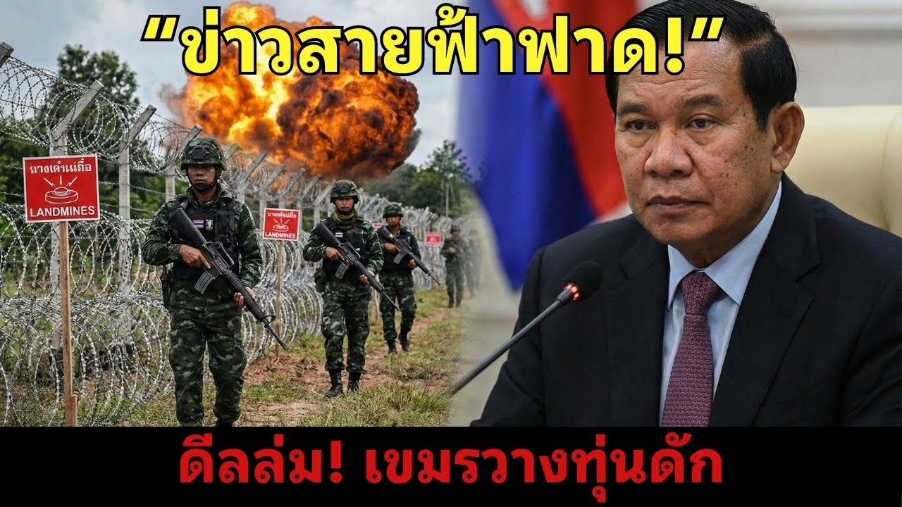 ข่าวร้อนวันนี้ 24/1 | เขมรขยับทัพประชิดรั้ว ลอบวางระเบิดดักทหารไทยหลังเจรจาไม่จบ – โลกใน 10 นาที