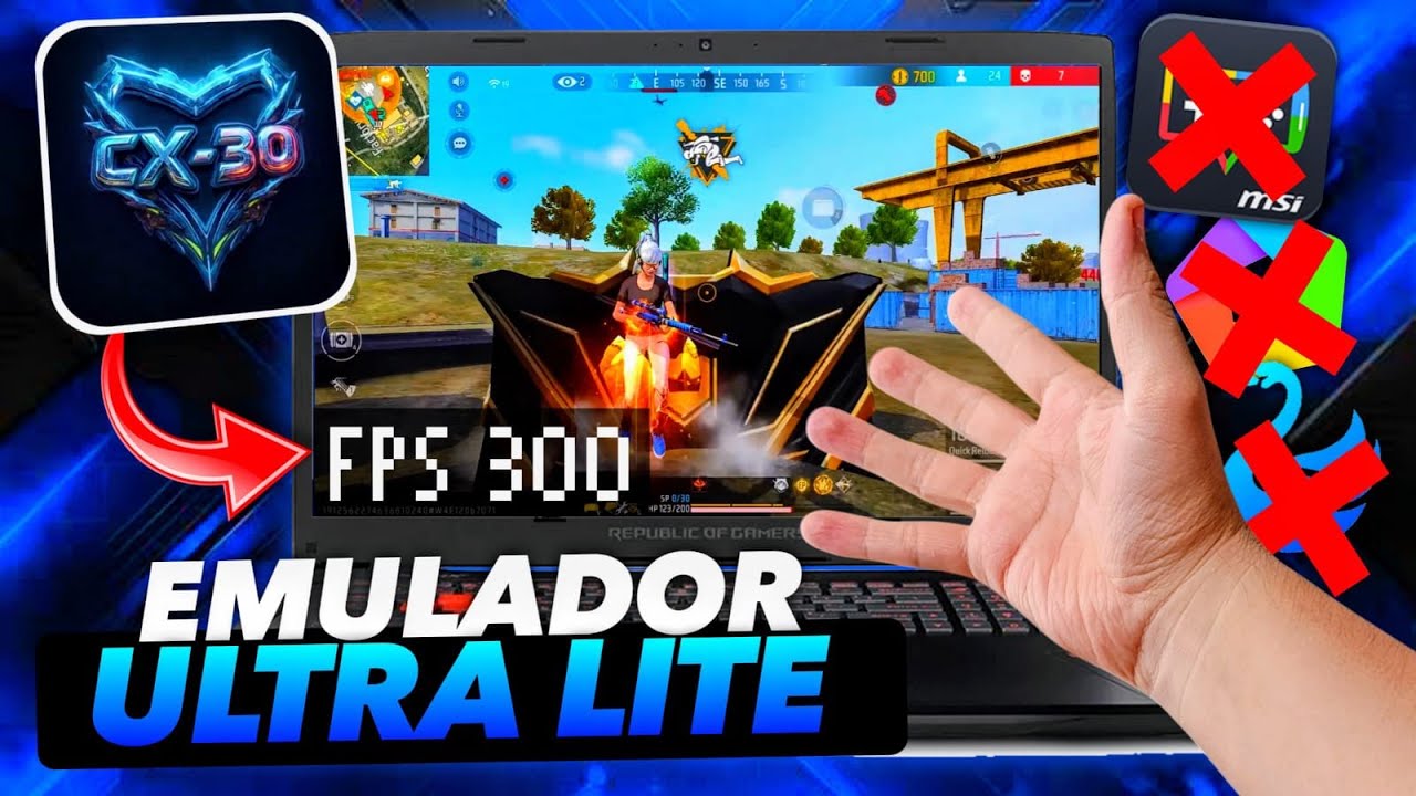GENIAL!! 🚨 NUEVO EMULADOR GAMA BAJA Y MEDIA 🔴 CX-30 LITE ✅Como DESCARGAR Free Fire Para PC 2026