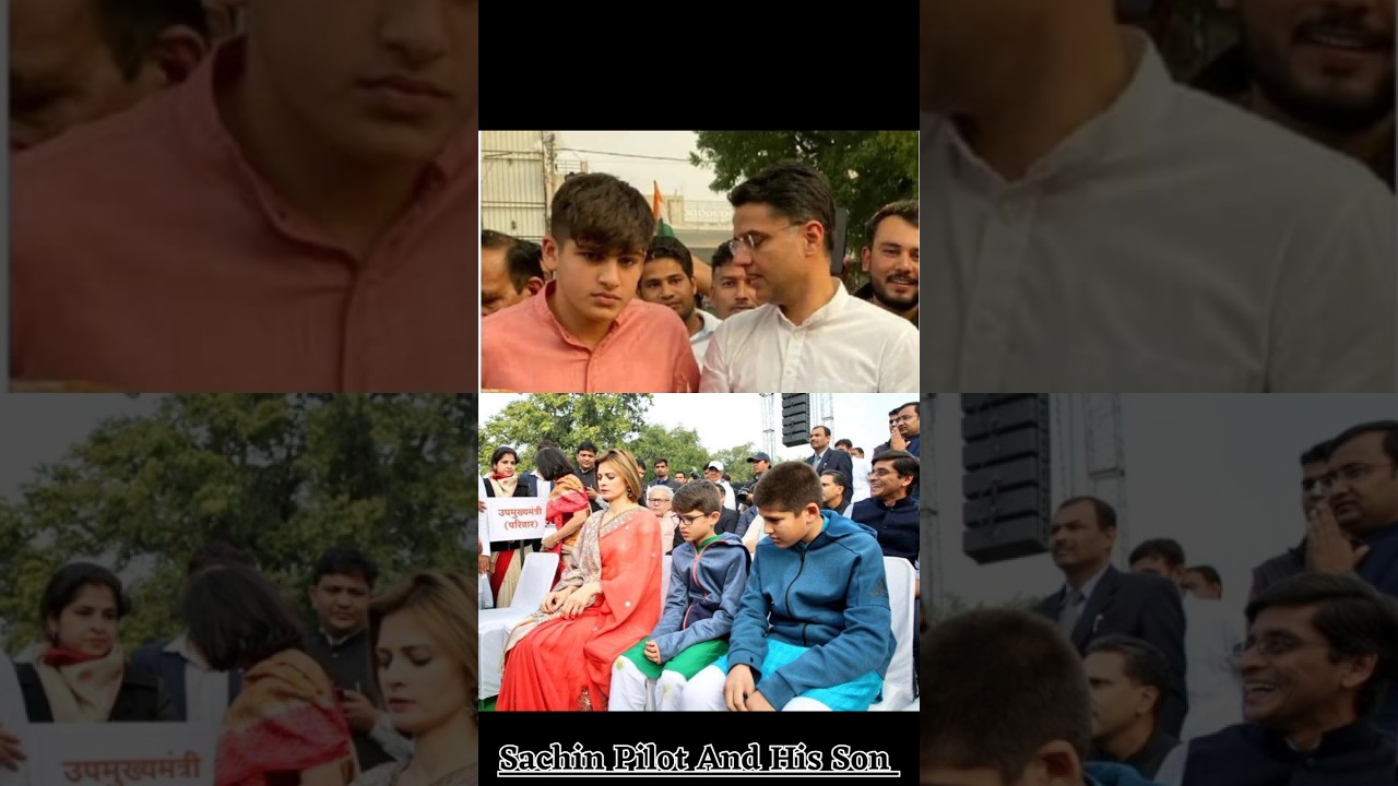 Sachin Pilot and His Son aaran pilot and vihan pilot #sachinpilot #trendingshorts #trending #shorts