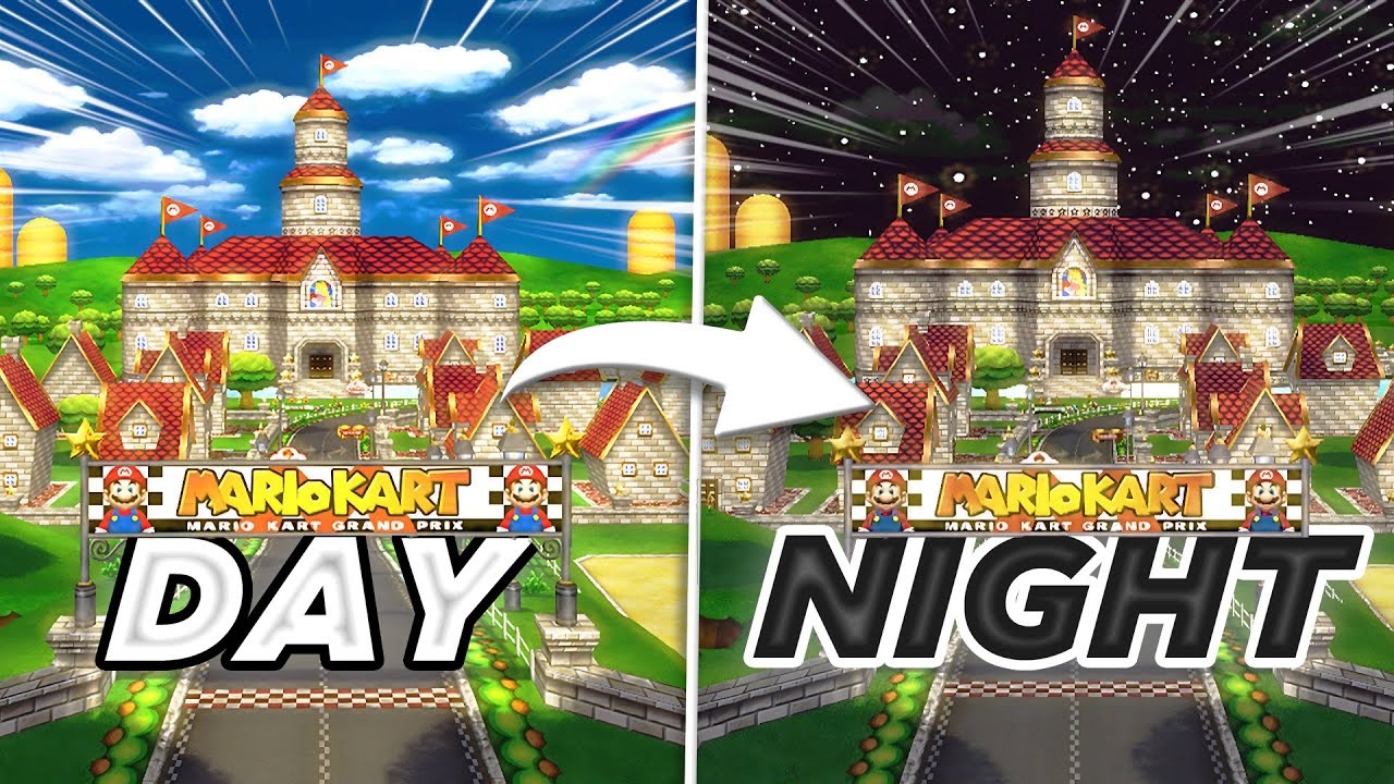 What if Mario Kart Wii Switched to NIGHT MODE