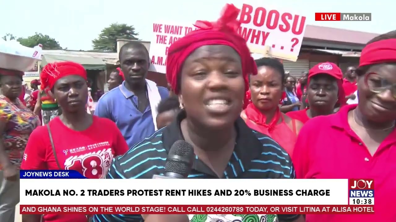 Rent hikes: JM we are being choked oo. Be a father for all - Makola No.2 trader.#JoyNews