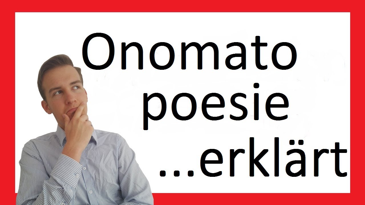 Die Onomatopoesie | Ein Stilmittel erkl&auml;rt VIII