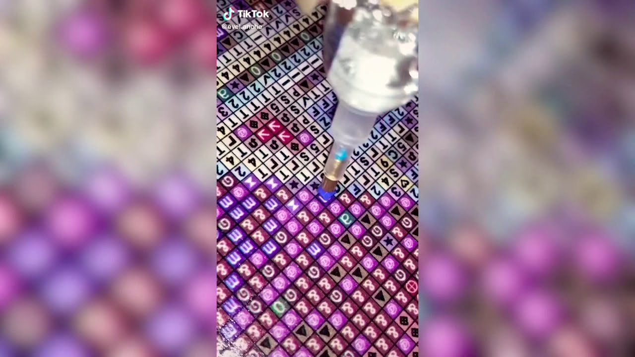 Asmr Diamond Painting TicTok Compilation Part 1
