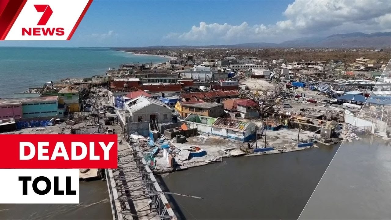 Hurricane-hit Jamaica faces a new danger and a race to reach cut off communities | 7NEWS