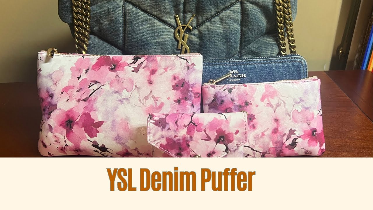 YSL Denim Puffer & WIMB: DUYP and Coach‼️👜👜👜
