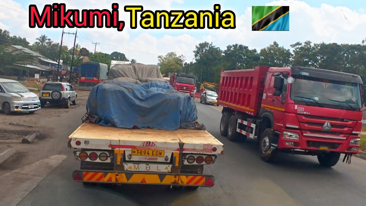 Exploring Mikumi town cbd in Tanzania home of timber