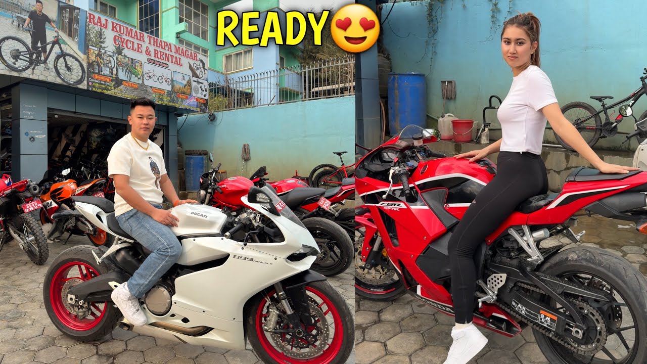 READY FOR SUPERBIKE EVENT😍/ DUCATI PANIGALE 899 / ​⁠CBR 600RR / @rajkumarthapamagar32