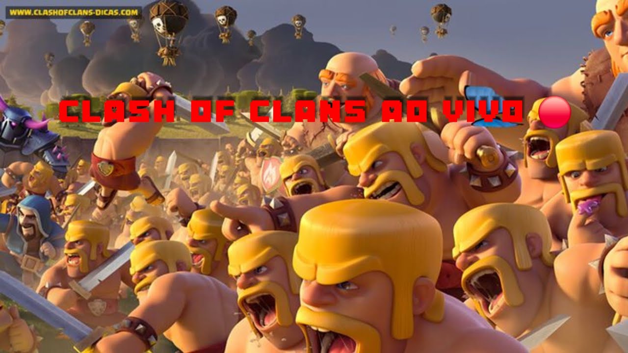 Clash Of Clans Iniciante | Streaming Ao Vivo 🔴⚔️🔥
