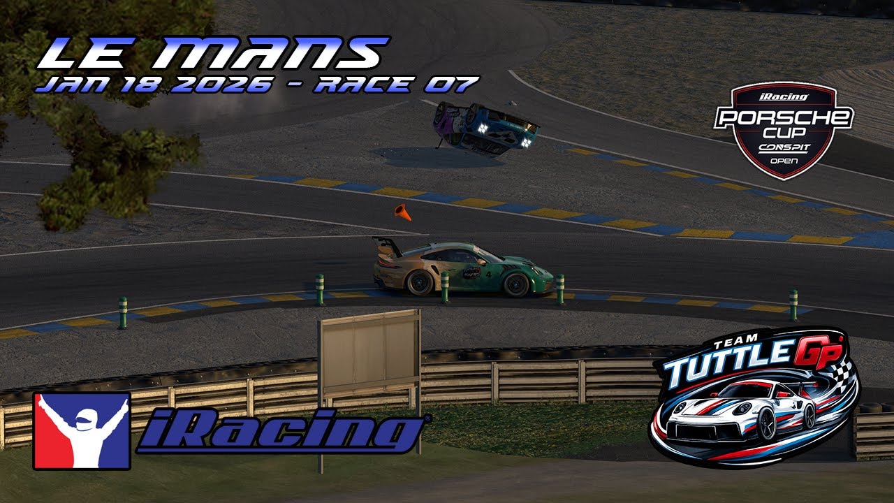 Race #8 iRacing Porsche 911 Cup (992.2) Open - Le Mans 2026 01 18