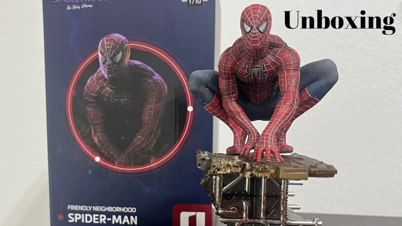 Iron Studios The Amazing Spiderman 1/10 Art Scale Statue Unboxing