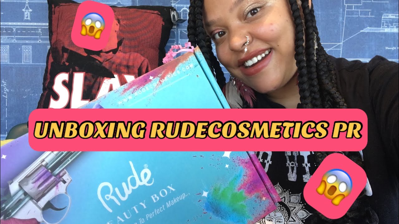 RUDE COSMETICS | UNBOXING & TRY-ON🎉🤩