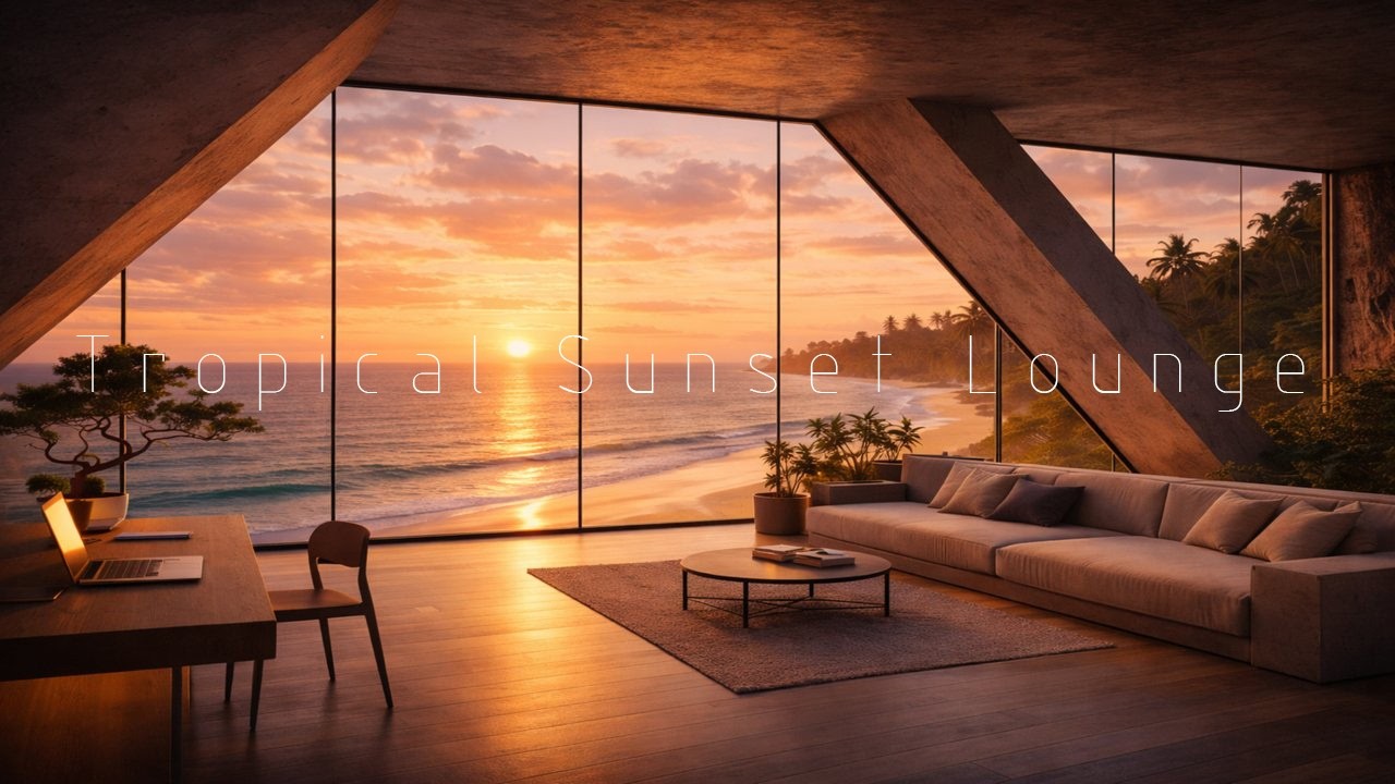 Sunset Waves  Warm Tropical Chillout Lounge for Deep Relaxation