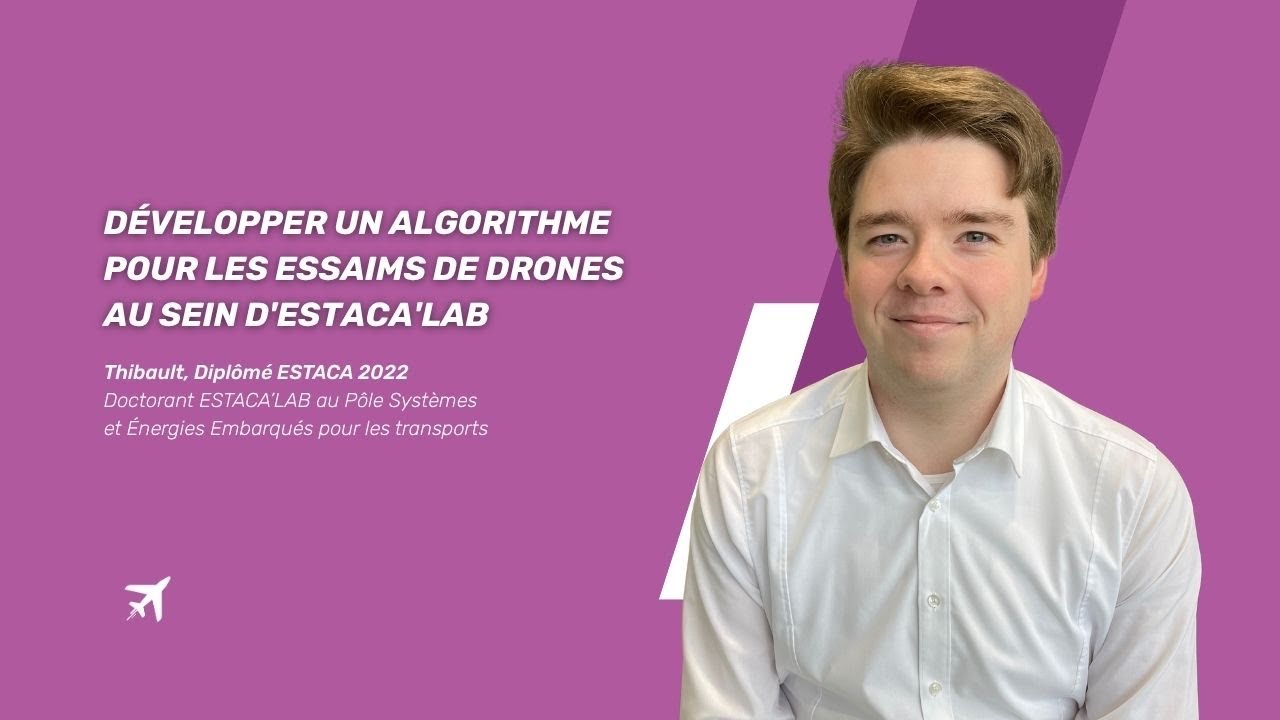 Développer un algorithme pour les essaims de drones au sein d'ESTACA'Lab