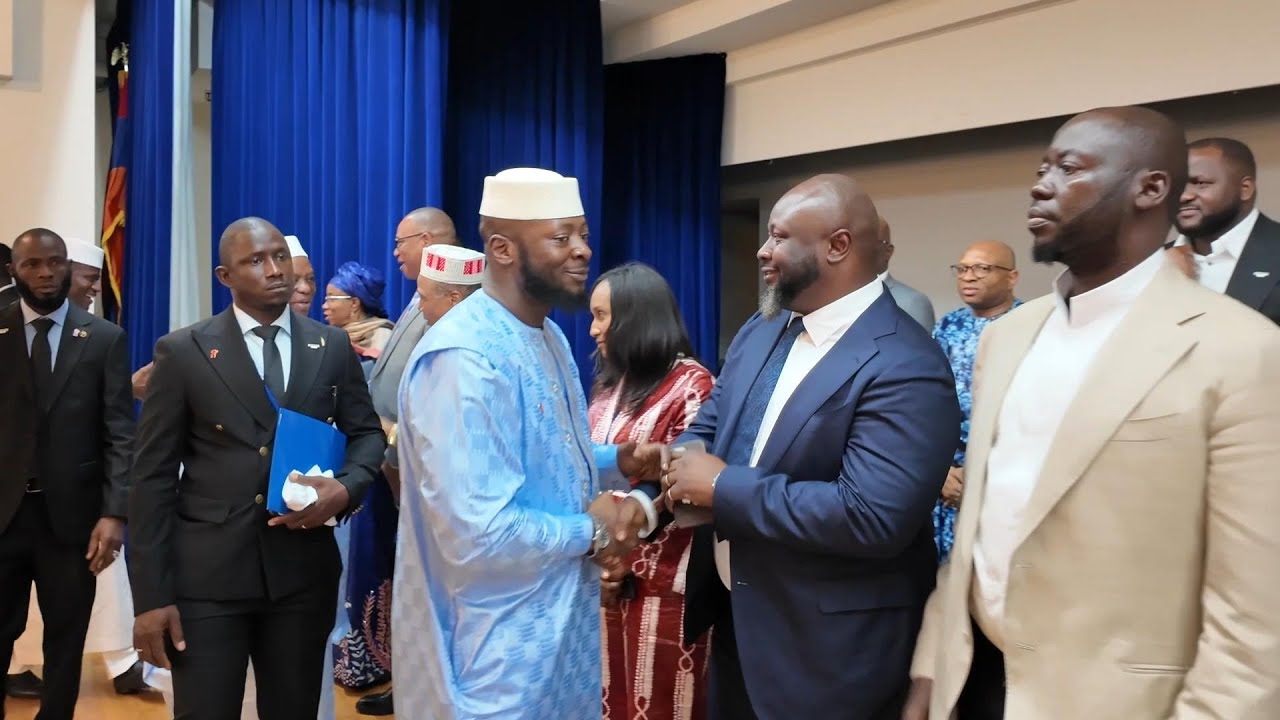 GENERAL AMARA CAMARA RENCONTRE LA DIASPORA GUINEENNE AUX ETATS UNIS 