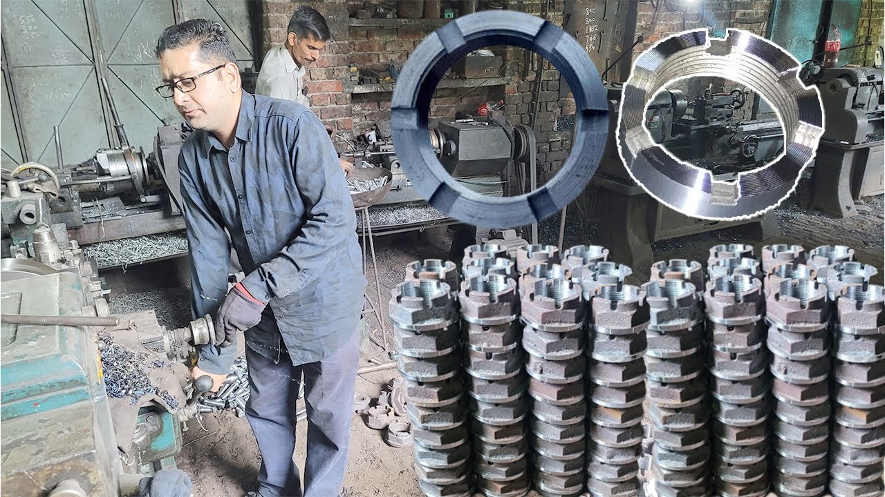 How Tractor Trolly Check Nut Is Made