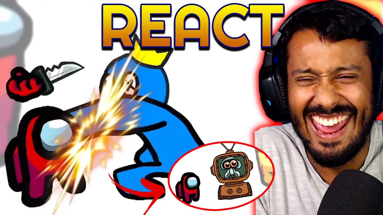 REACT MINI IMPOSTOR DO AMONGUS COLOCANDO  ROBLOX E CREEPYPASTAS NA VALA! By:@damnseconds