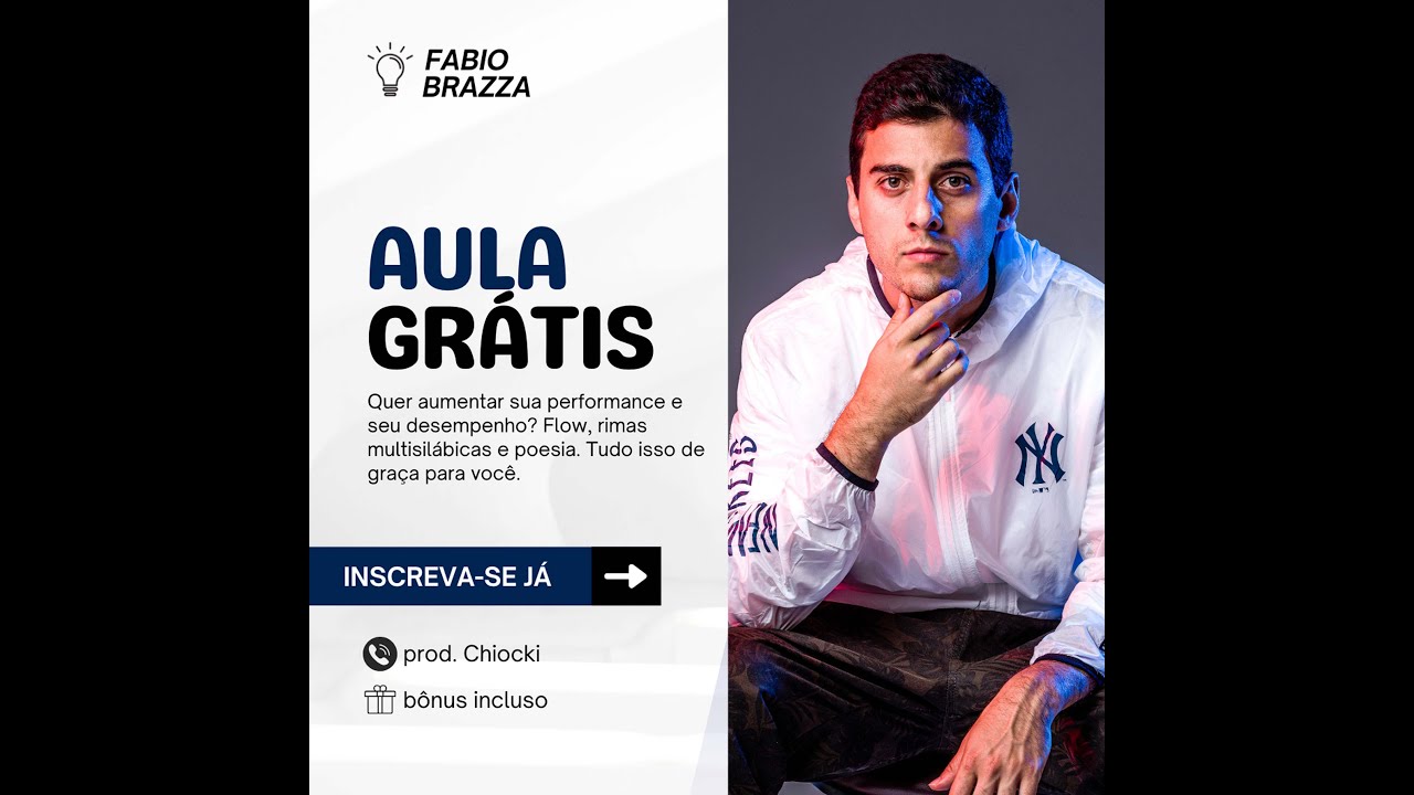 Fabio Brazza - Aula Gr&aacute;tis (prod.Chiocki)