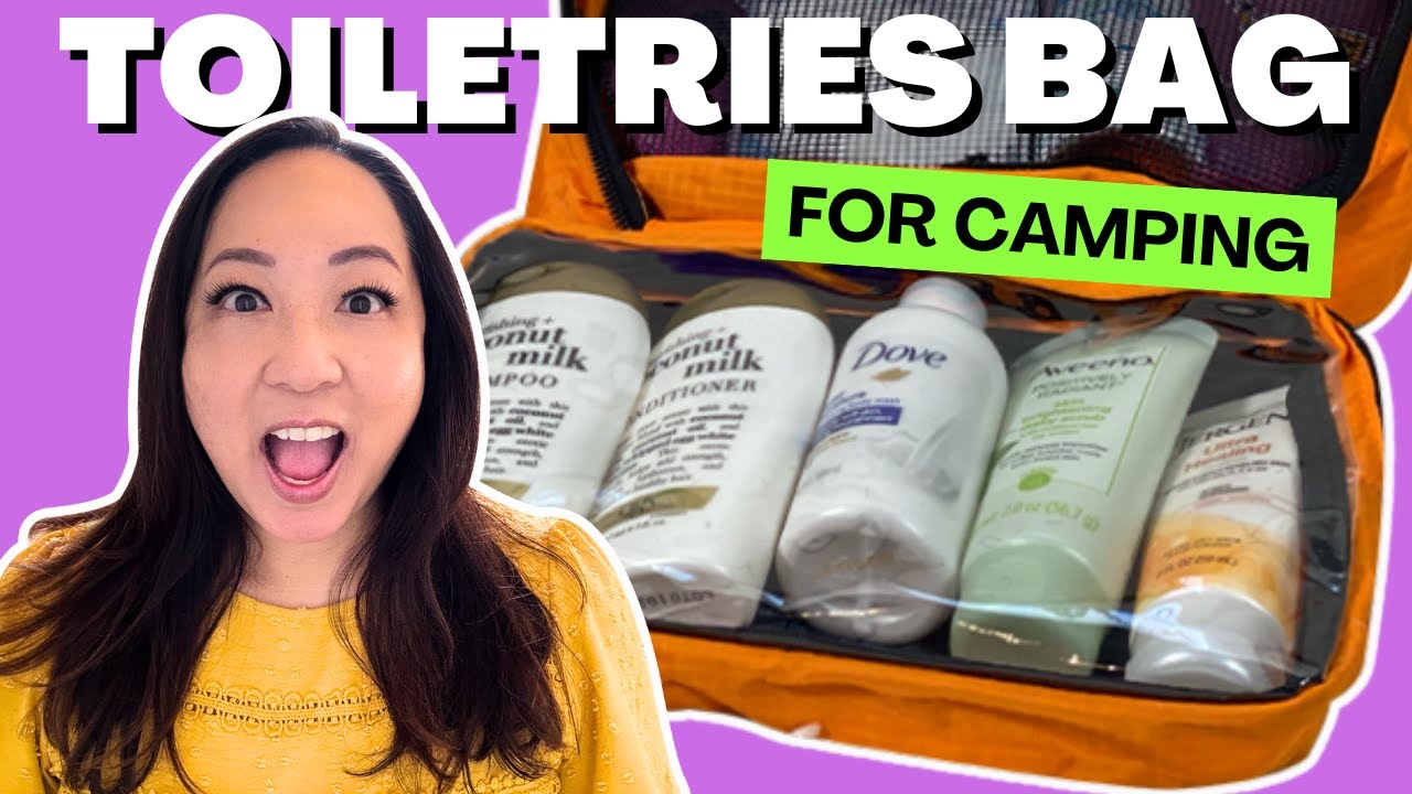 DIY this TOILETRIES Kit🧴 for Your Next Camping Trip