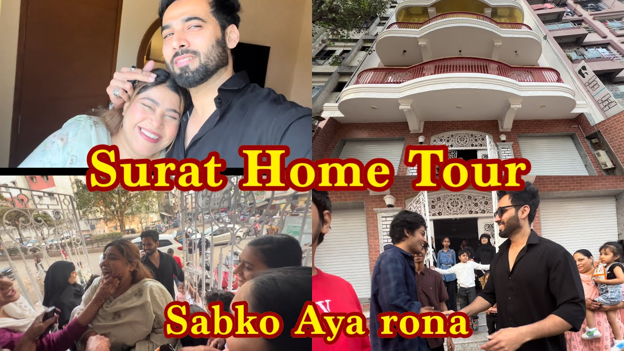 Surat Home Tour🏠 Sabko aya rona😨 |AwezDarbar|ShezaanShaikh|Moonzarin #vlog