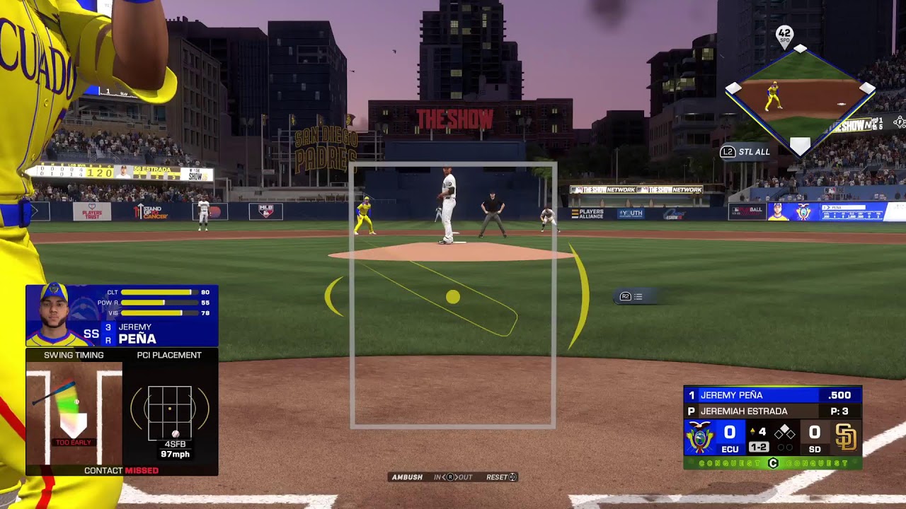 MLB The Show 26 Team Ecuador Vs USA Semifinal World Baseball Classic Mini season Diamond DYNASTY 💎