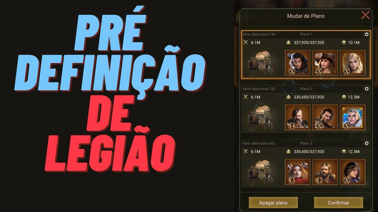 PRÉ-DEFINIÇÃO DE LEGIÃO, COMO USAR? | Rise Of Empires: Ice and Fire