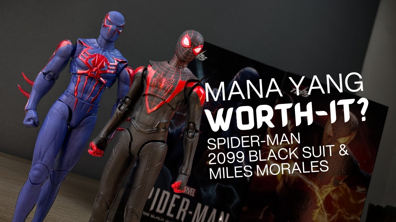 ZD TOYS SPIDER MAN TERBARU | MILES MORALES VS SPIDER-MAN 2099 BLACK SUIT - PILIH MANA?