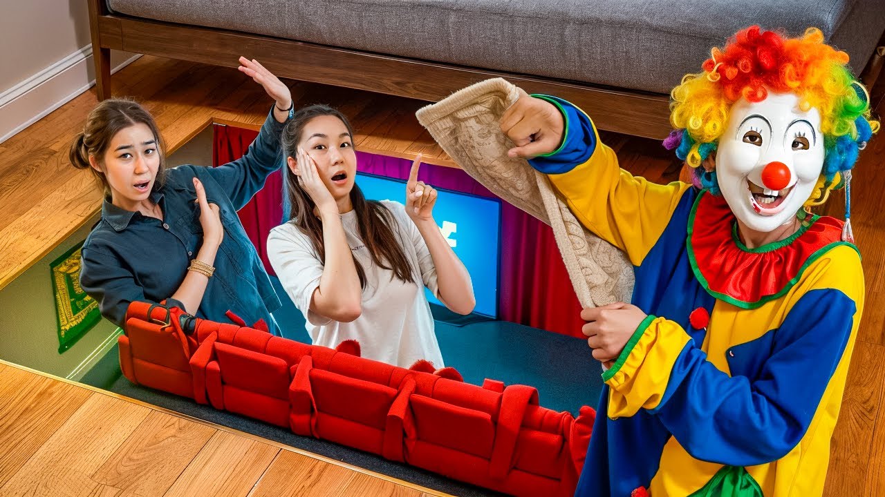 КЛОУН🤡 СЕКРЕТНЫЙ КОМНАТА ҒА КЕЛДІ😱🤡| БІЗДІ АҢДЫП ЖҮР МААА?😨 @Ayauka_kk