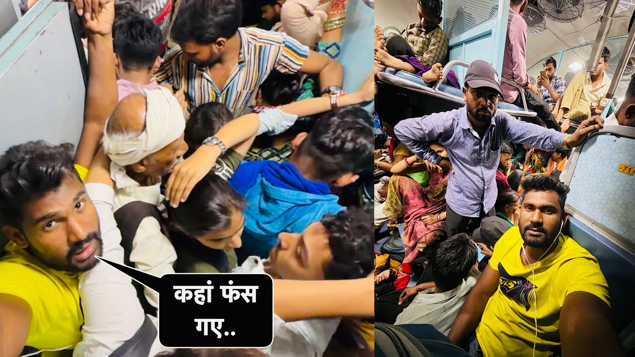 Jabalpur to Delhi 🚆 | Gondwana Express General Coach Full Rush Experience