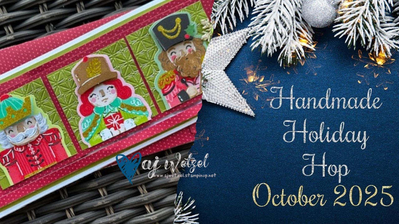 Slimline Flip Card with coordinating Envelope | Handmade Holiday Hop