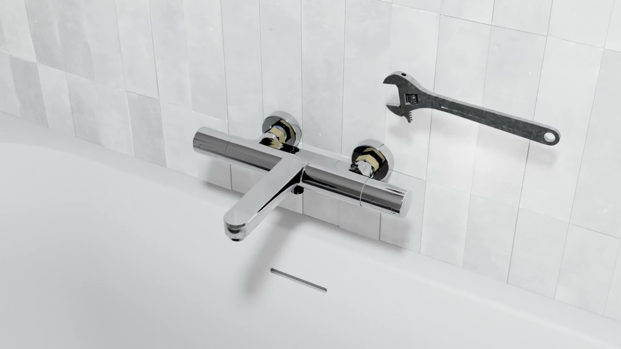 Hoe installeer ik mijn badkraan?