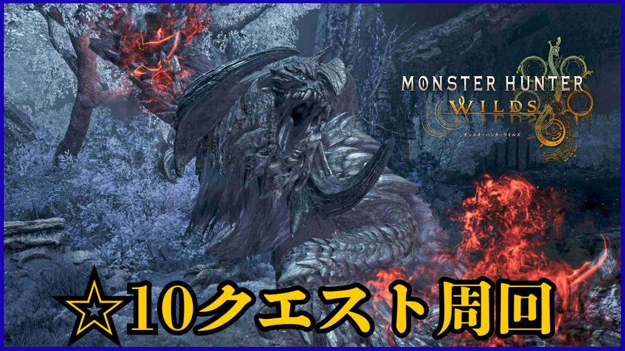 【モンハンワイルズ】☆10モンスター狩りメイン　　参加OK