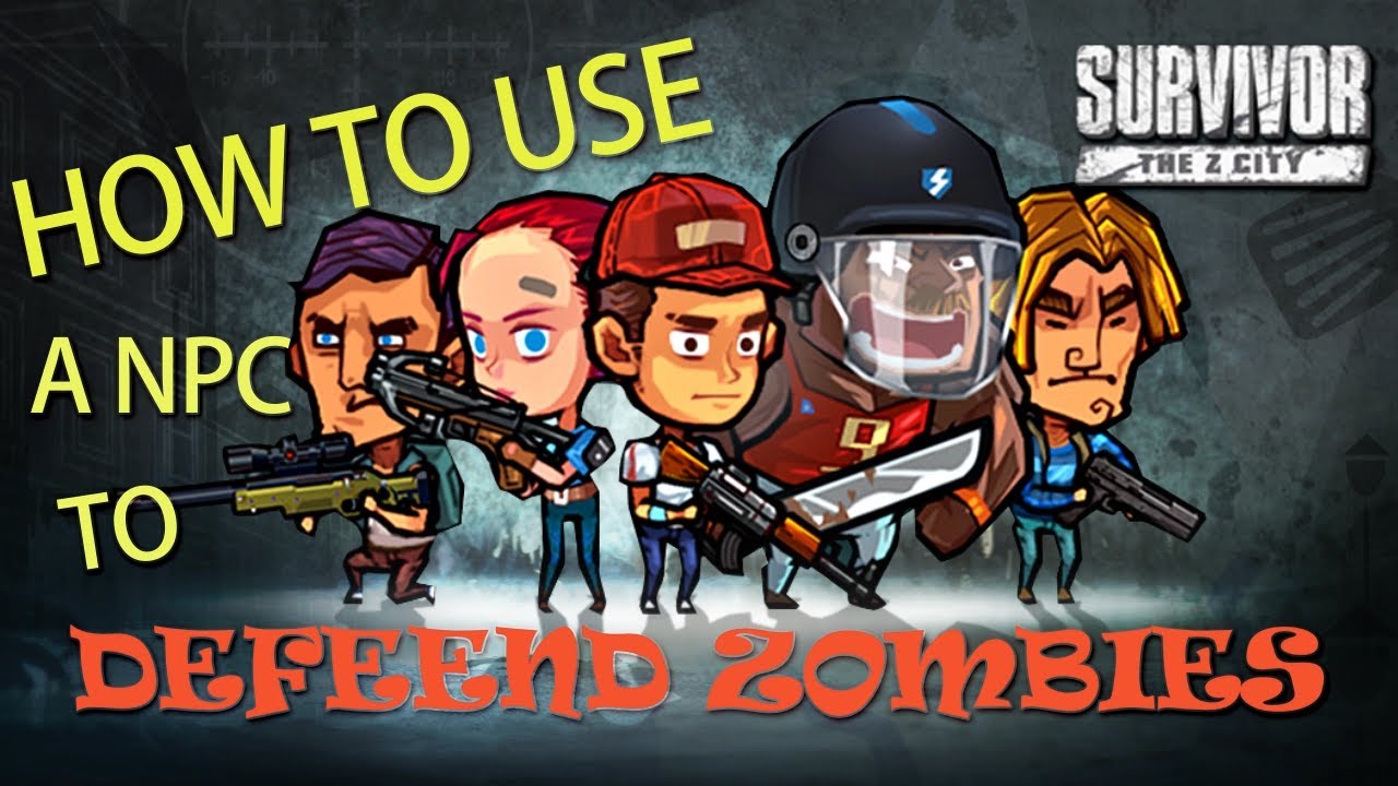 How To Use A NPC To Defend Zombies | Survivor: The Z City Strategy Guide (Android & iOS)