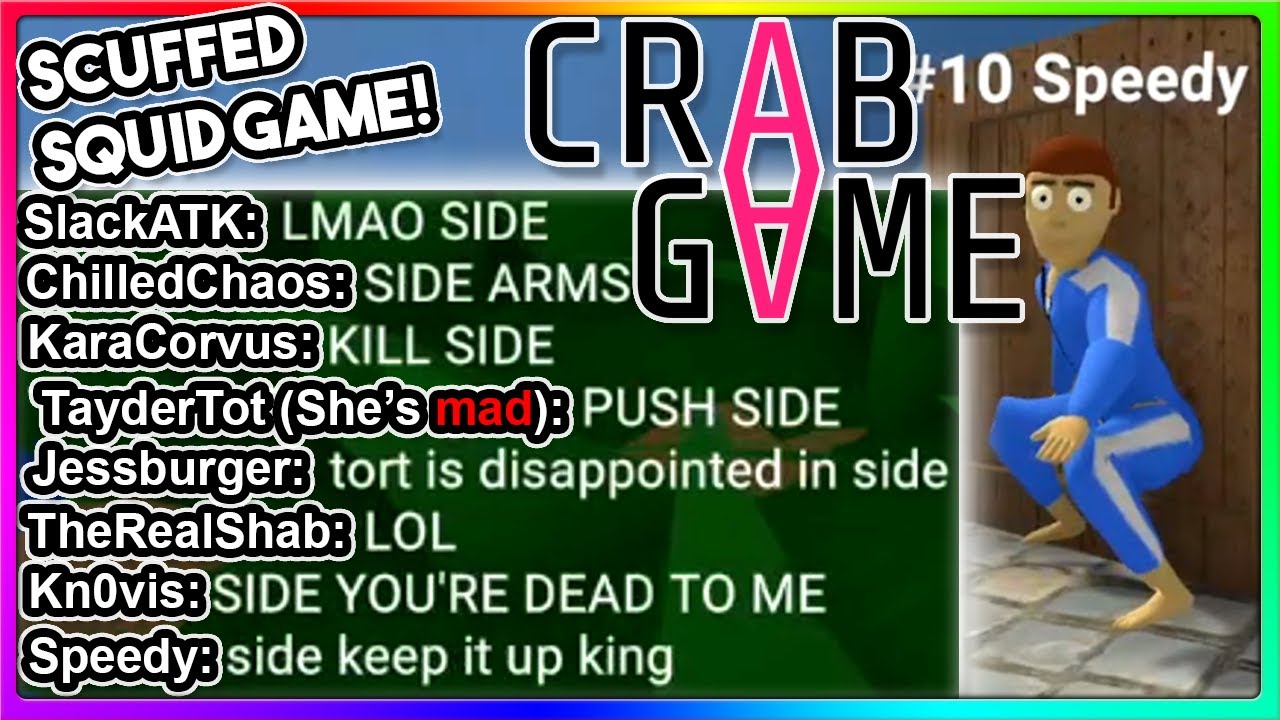 I ANGERED SO MANY PEOPLE ON CRAB GAME (I am a menace)(Scuffed-Squid Game Creator Lobby!)