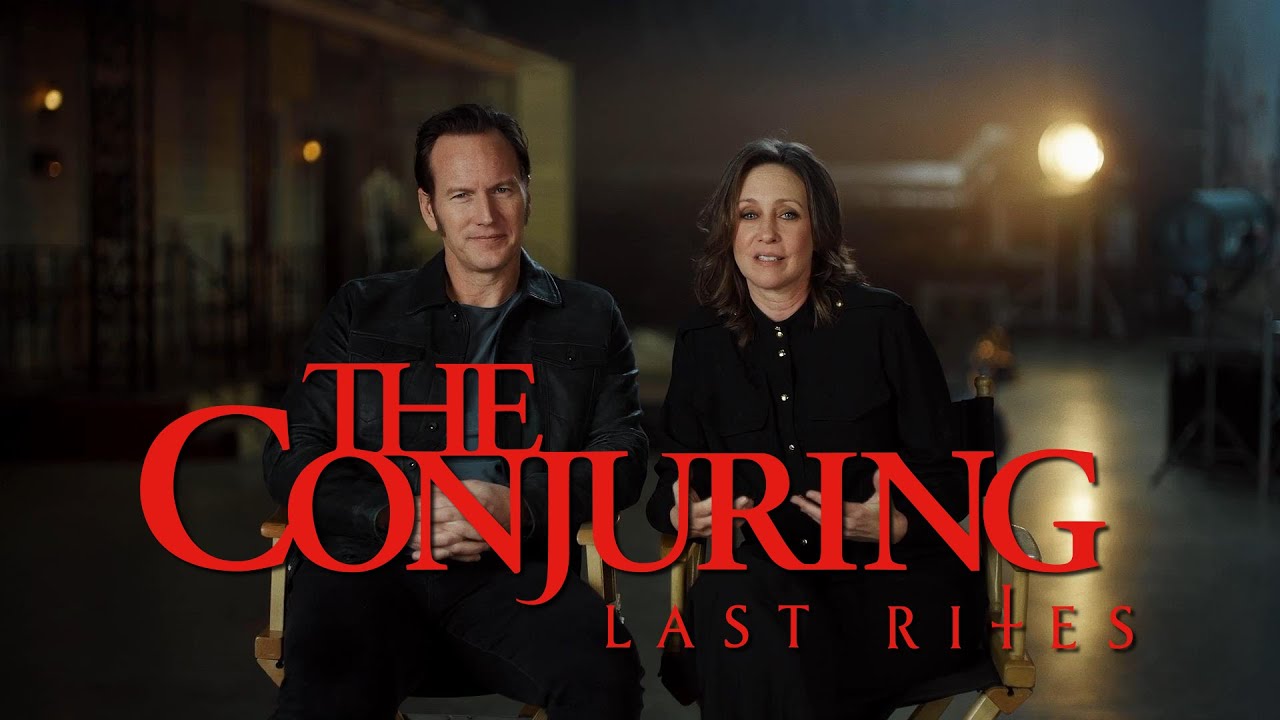 THE CONJURING LAST RITES interviews Vera Farmiga, Patrick Wilson, Mia Tomlinson, Ben Hardy,James Wan